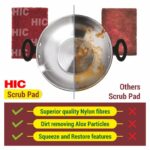 HIC Heavy Duty Scrub Pad Pack of 4 (YI 008) - Image 3