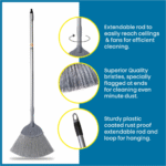 Telescopic handle Jala Brush (YI 459) - Image 3