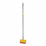 HIC Scrub Pad With Rod For Washing And Scrubbing Floor/Tile/Corner Cleaning Scrubber Brush